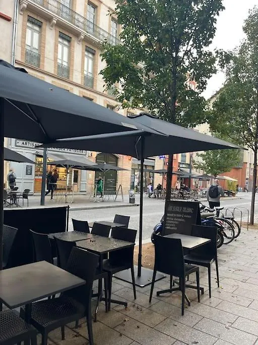 T2 ,Ac,Private, Terrace, Central Toulouse 0*,  France